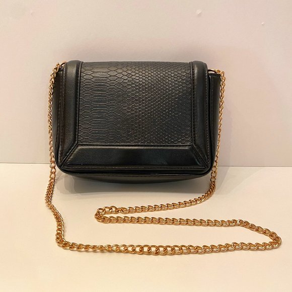 H&M Black Mini Crossbody Bag with Chain Strap - Picture 1 of 5